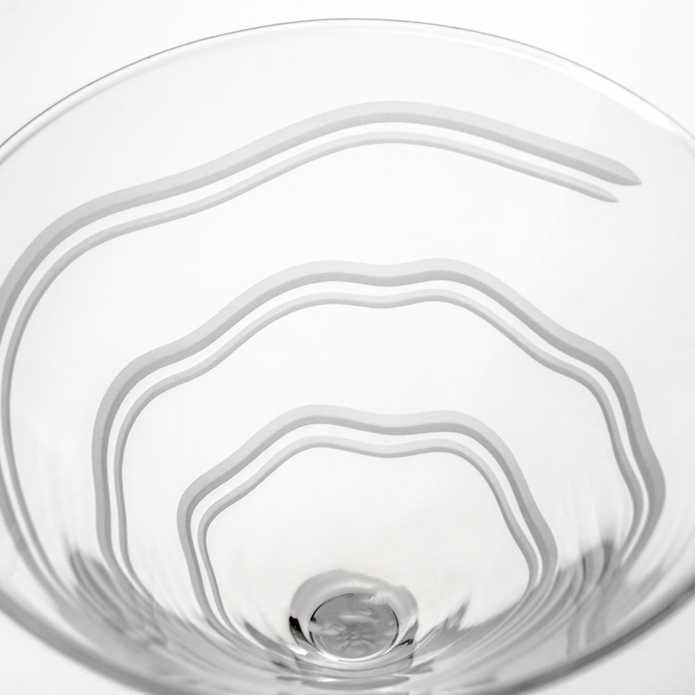 Rolf Glass Good Vibrations 10oz Martini Cocktail Glass