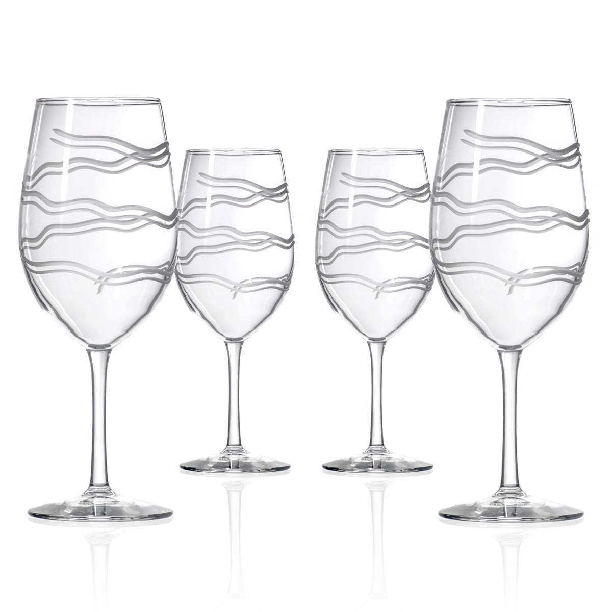 Good Vibrations 18oz All Purpose Wine | Set of 4