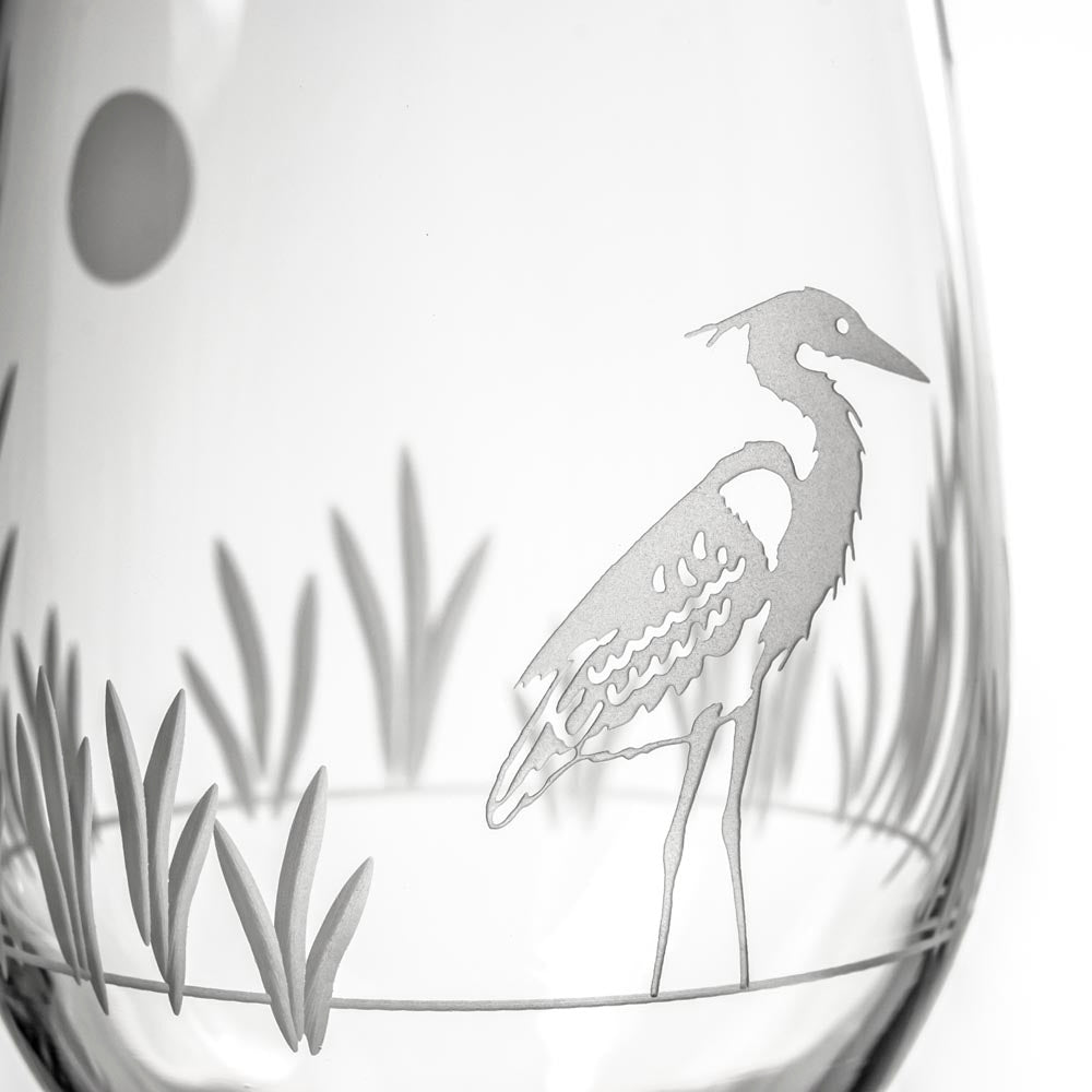 Rolf Glass Heron Wine Glass - Thumbnail 2