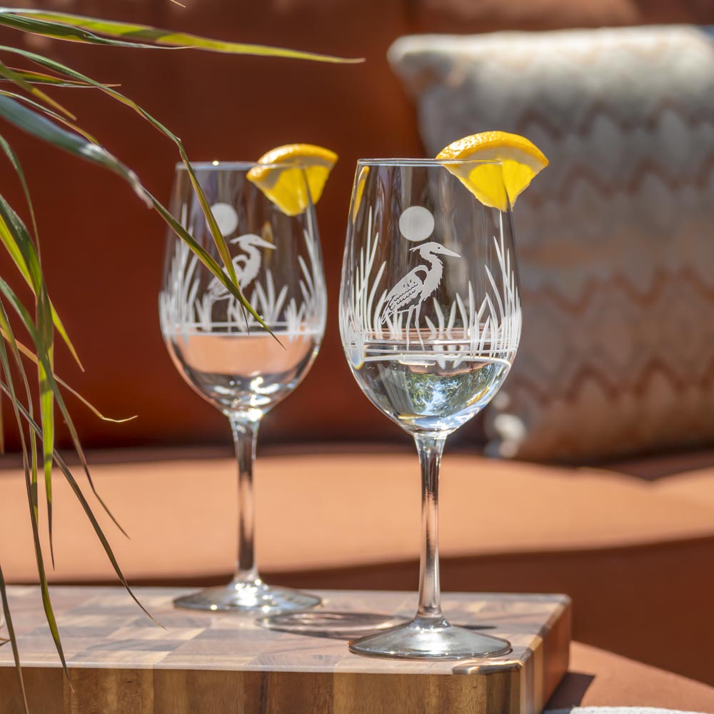 Rolf Glass Heron 12oz White Wine Glass
