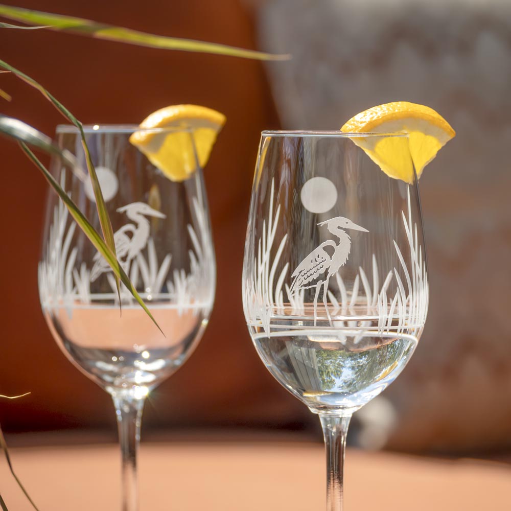 Rolf Glass Heron 12oz White Wine Glass