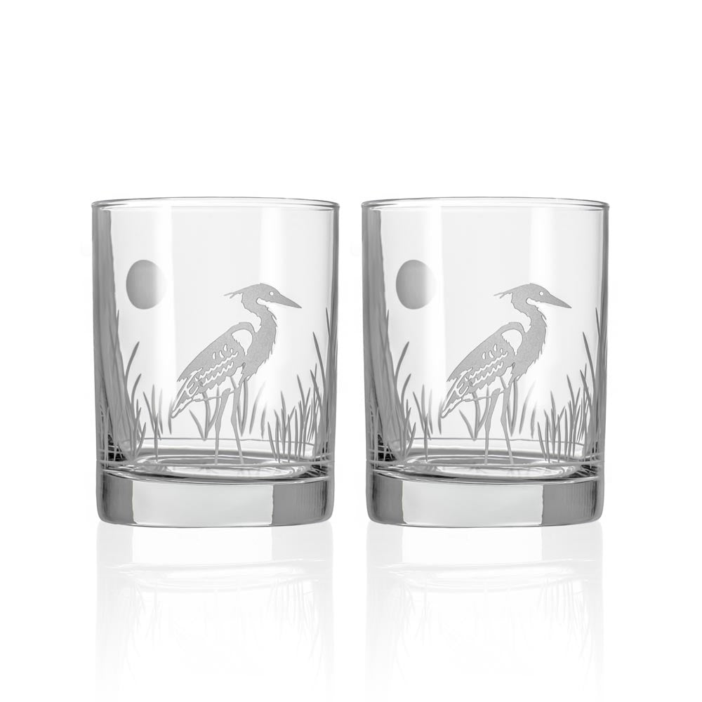 Rolf Glass Heron 14oz Double Old Fashioned Cocktail Glass