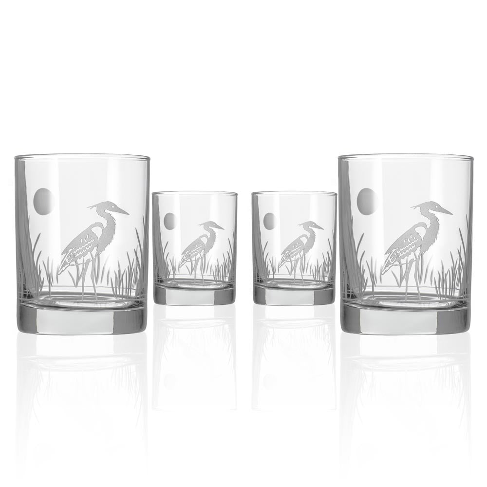 Rolf Glass Heron 14oz Double Old Fashioned Cocktail Glass
