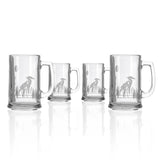 Rolf Glass Heron 15oz Beer Mug set of 4