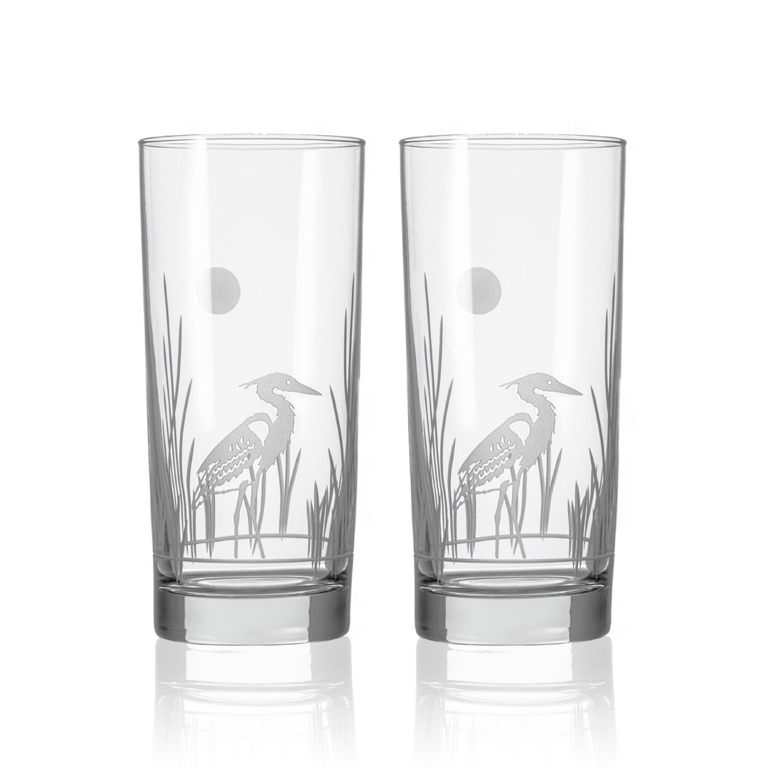 Heron 15oz Cooler Highball Cocktail Glass Set of 2 - Thumbnail 2
