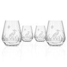 Heron 18oz Stemless Wine Tumbler set of 4 Rolf Glass