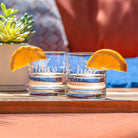 Rolf Glass His Hers 10oz On the Rocks Whiskey Glass Set of 2