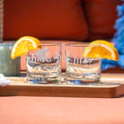 Rolf Glass His Hers 10oz On the Rocks Whiskey Glass Set of 2