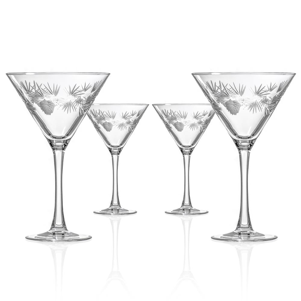 Icy Pine 10oz Martini Cocktail Glass | Set of 4