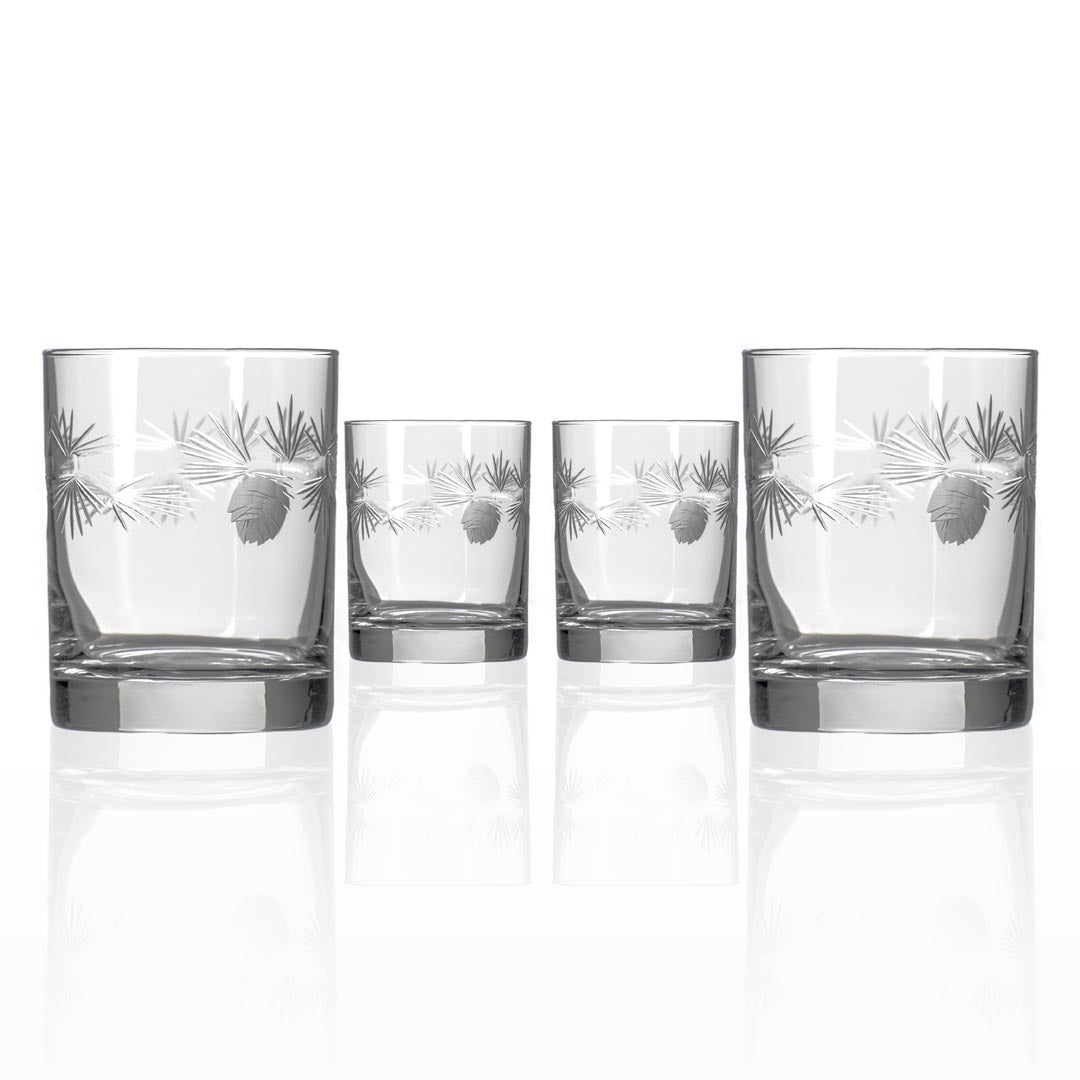Icy Pine 13oz Double Old Fashioned Cocktail Glass | Set of 4 - Thumbnail 2