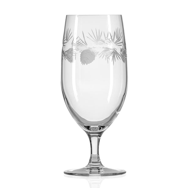 Icy Pine 16oz footed iced tea glass by Rolf Glass