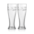 Rolf Glass Icy Pine 16oz Beer Pilsner Glass Set of 2