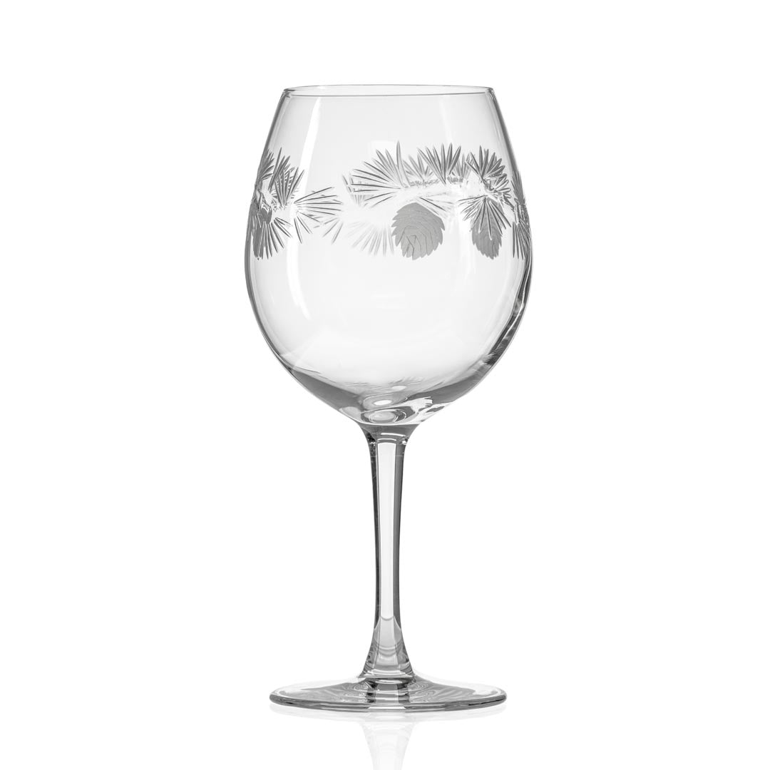 Rolf Glass Icy Pine Balloon Red Wine Glass