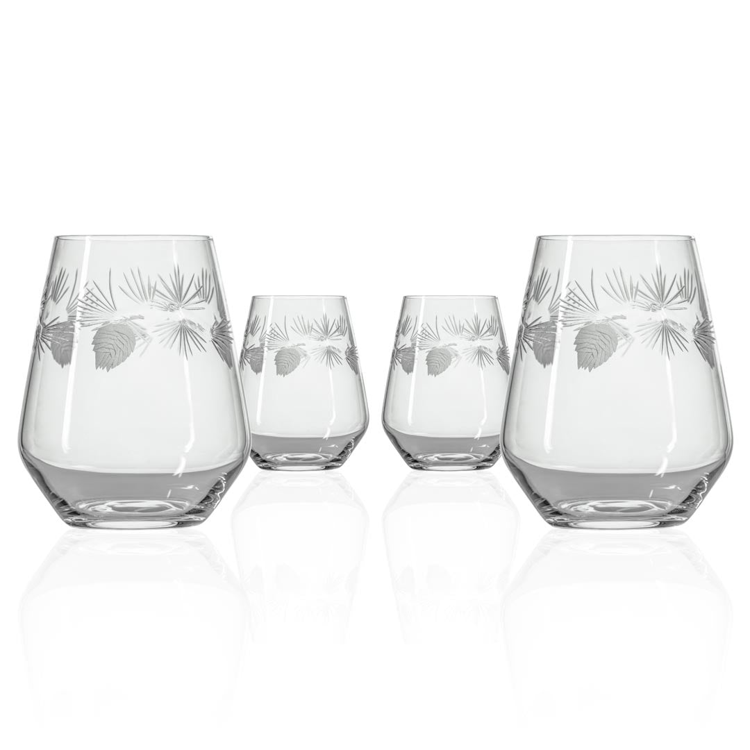 Heron 18oz Stemless Wine Tumbler Glass | Set of 4 - Thumbnail 2