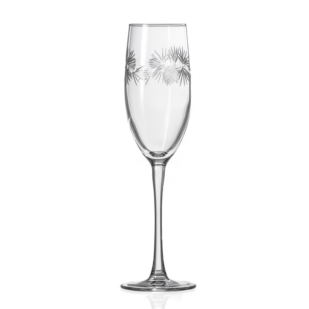 Icy Pine 8oz Champagne Flute | Set of 4