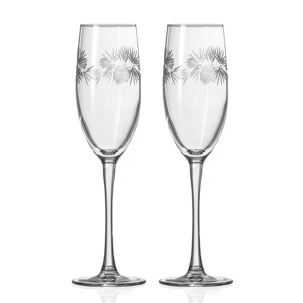 Rolf Glass Icy Pine 8oz Champagne Flute