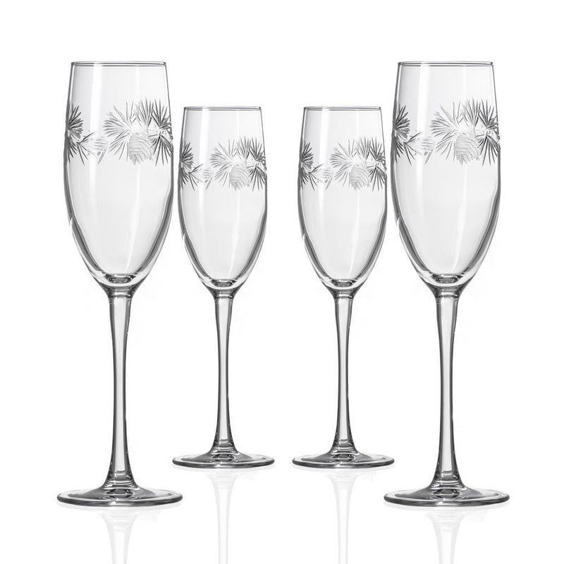 Rolf Glass Icy Pine 8oz Champagne Flute