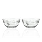 Icy Pine Small Glass Bowl set of 2 by Rolf Glass