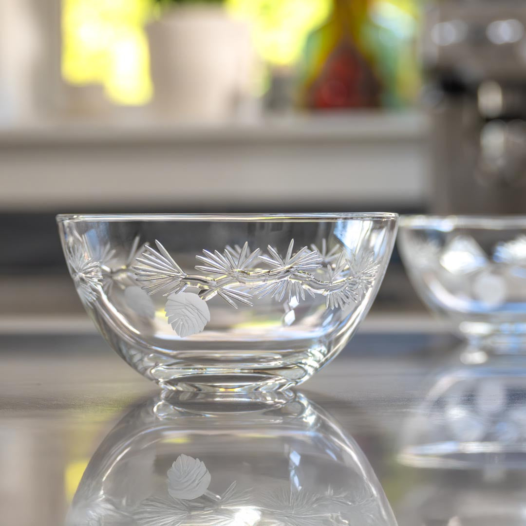 Icy Pine Small Glass Bowl in the kitchen by Rolf Glass