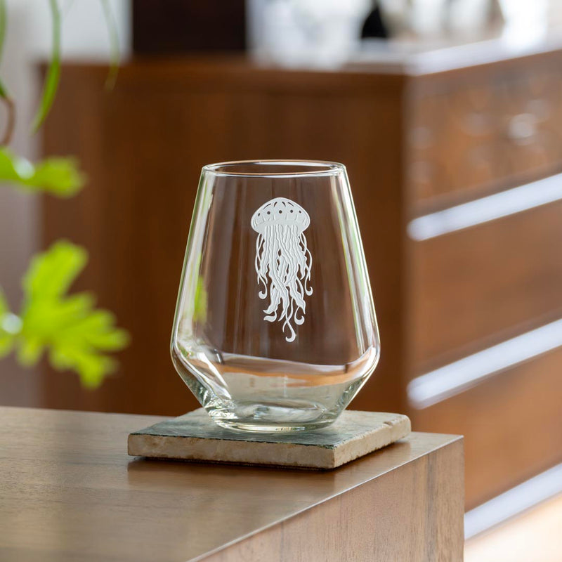 Rolf Glass Jellyfish 18oz Stemless Wine Glass