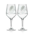 Jellyfish 19.5oz All Purpose Wine Glass Set of 2 by Rolf Glass