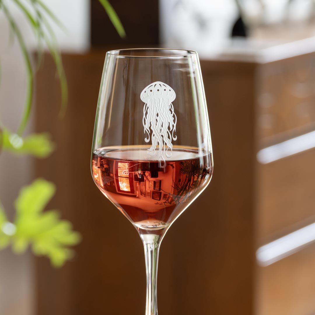 Rolf Glass Jellyfish 19.75oz All Purpose Wine Glass