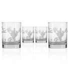 Kokopelli Desert 13oz whiskey glass by Rolf Glass Set of 4