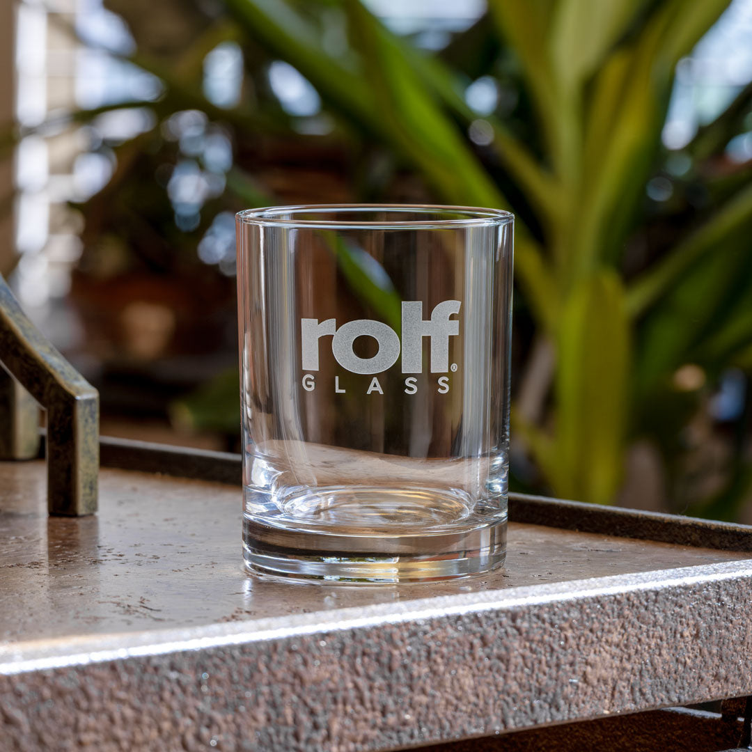 Libbey 13.5oz 817CD Rolf Glass Logo Sand Engraving