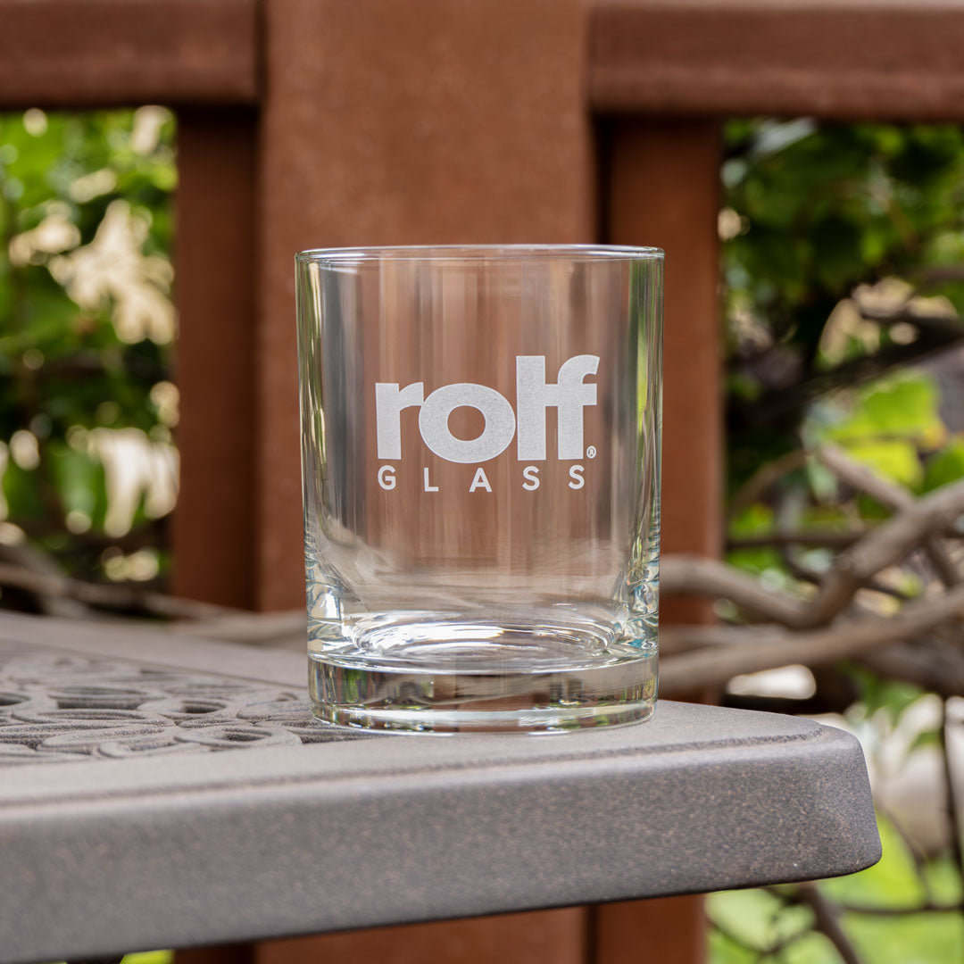 Libbey 13.5oz 817CD Rolf Glass Logo Sand Engraving