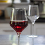 Rolf Glass License to Lick 16oz All Purpose Wine Glass with a red wine