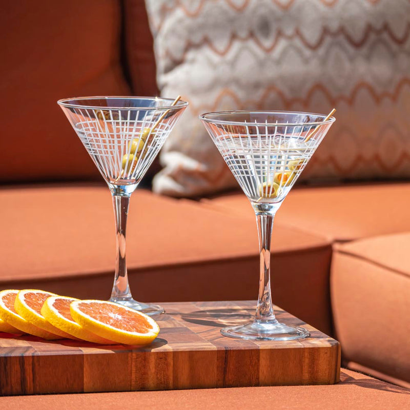 Rolf Glass Matchstick 10oz Martini Cocktail Glass