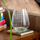 Rolf Glass Matchstick Mid-Century Glassware in the home bar