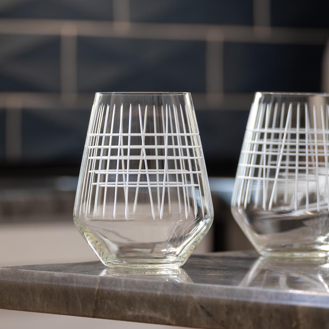 Rolf Glass Matchstick Mid-Century Glassware in the home kitchen