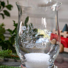 Rolf Glass Merry Christmas Candle Hurricane Shade