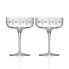 Rolf Glass Mid-Century Modern 10.25oz Coupe Cocktail Glass