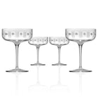 Rolf Glass Mid-Century Modern 10.25oz Coupe Cocktail Glass