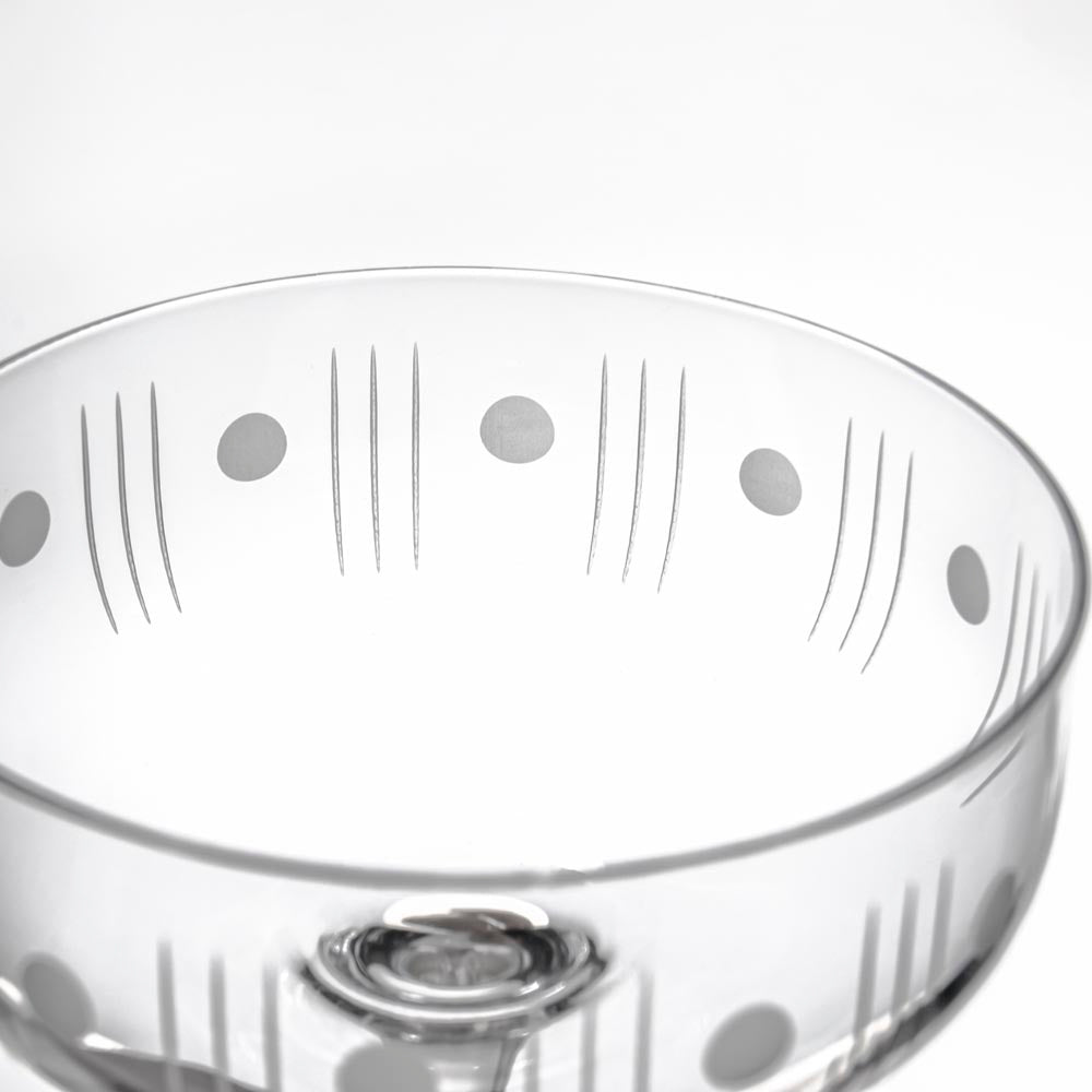 Rolf Glass Mid-Century Modern 10.25oz Coupe Cocktail Glass