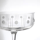 Rolf Glass Mid-Century Modern 10.25oz Coupe Cocktail Glass