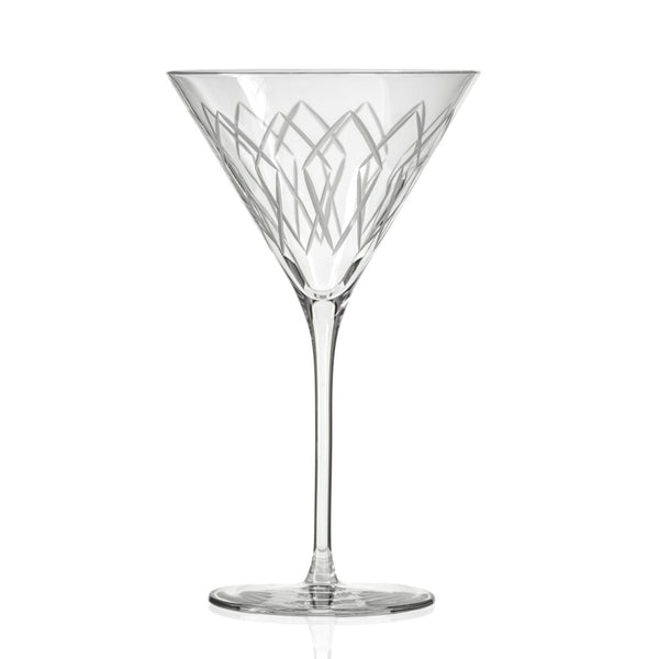 Rolf Glass Mid-Century Modern 10oz Martini Cocktail Glass
