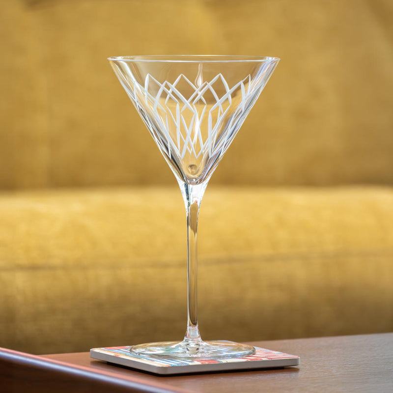 Rolf Glass Mid-Century Modern 10oz Martini Cocktail Glass is luxury