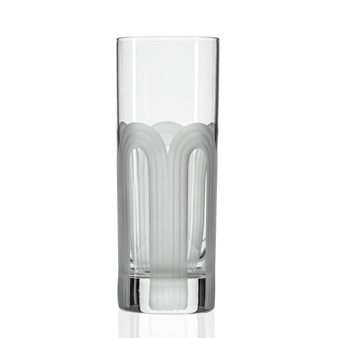 Mid-Century Modern 12oz Highball Collings Cocktail Glass by Rolf Glass