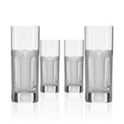 Mid-Century Modern 12oz Highball Collings Cocktail Glass Set of 4 by Rolf Glass