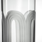 Mid-Century Modern 12oz Highball Collings Cocktail Glass detailed engraving by Rolf Glass