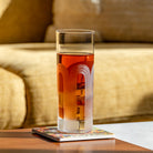 Mid-Century Modern 12oz Highball Collings Cocktail Glass by Rolf Glass for the home bar