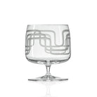 Mid Century Modern 17oz Footed Rocks Cocktail Glass by Rolf Glass