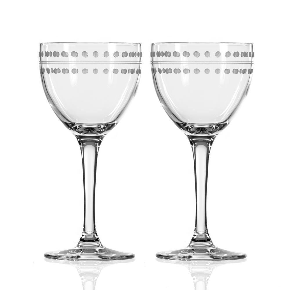 Mid-Century Modern 5oz Nic & Nora Cocktail Glass | Set of 4 - Thumbnail 4