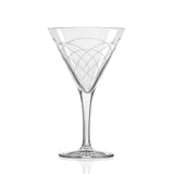 Rolf Glass Mid-Century Modern 7.5oz Martini Cocktail Glass