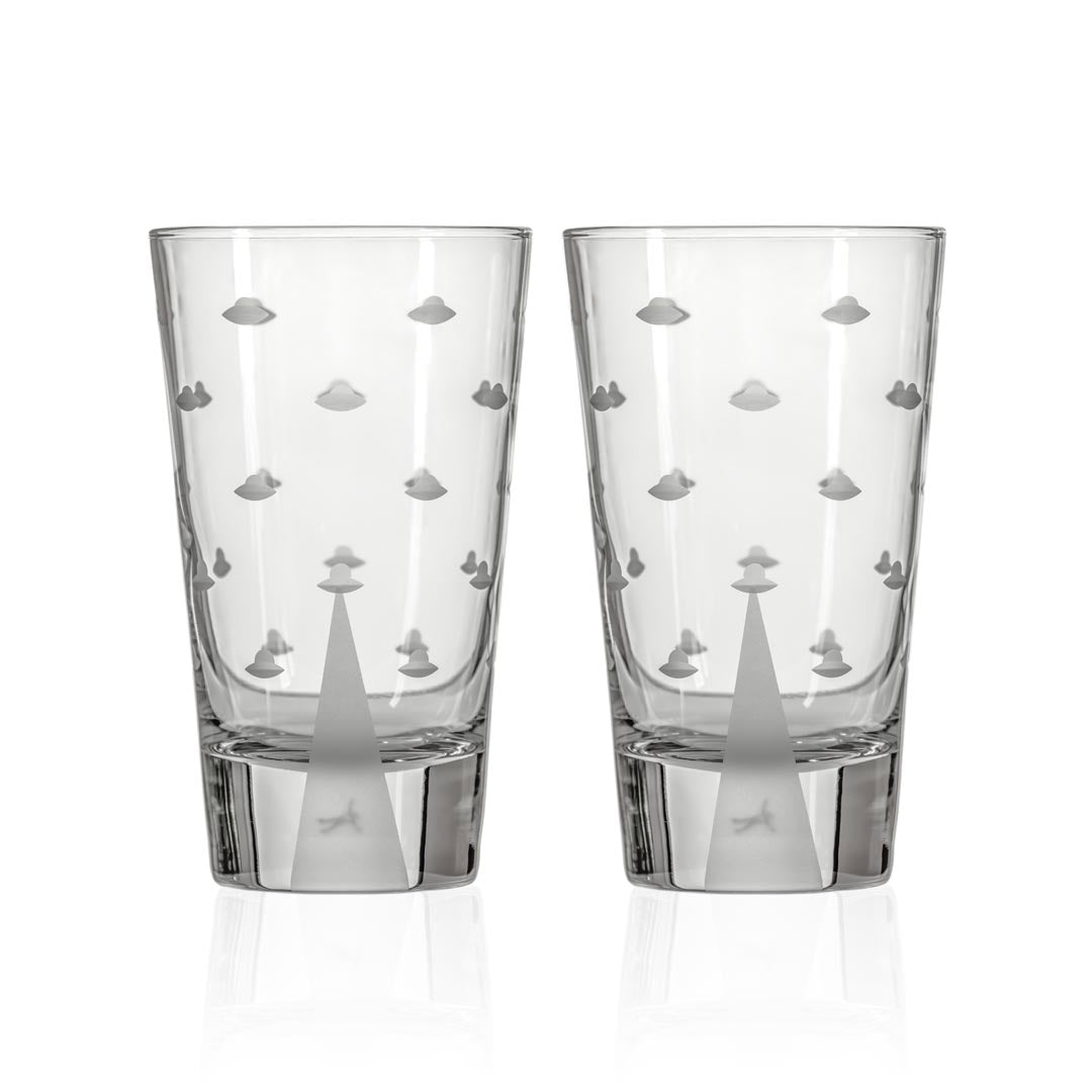 Mothership 15oz Cooler Highball Cocktail Glass | Cow | Set of 4 - Thumbnail 5