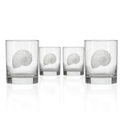 Rolf Glass Nautilus 13oz Double Old Fashioned Cocktail Glass set of 4