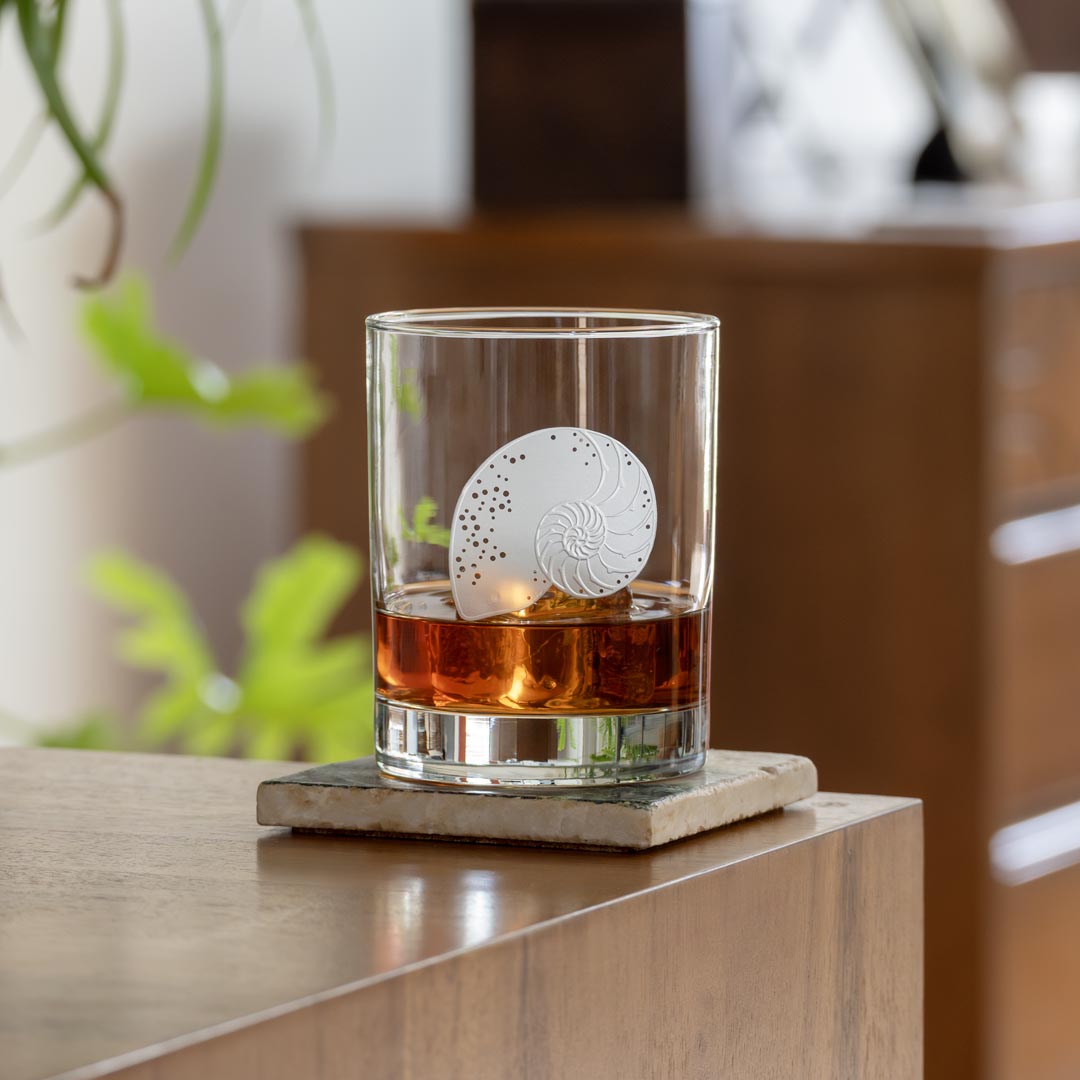 Nautilus 13oz Double Old Fashioned Whiskey Glass | Set of 2